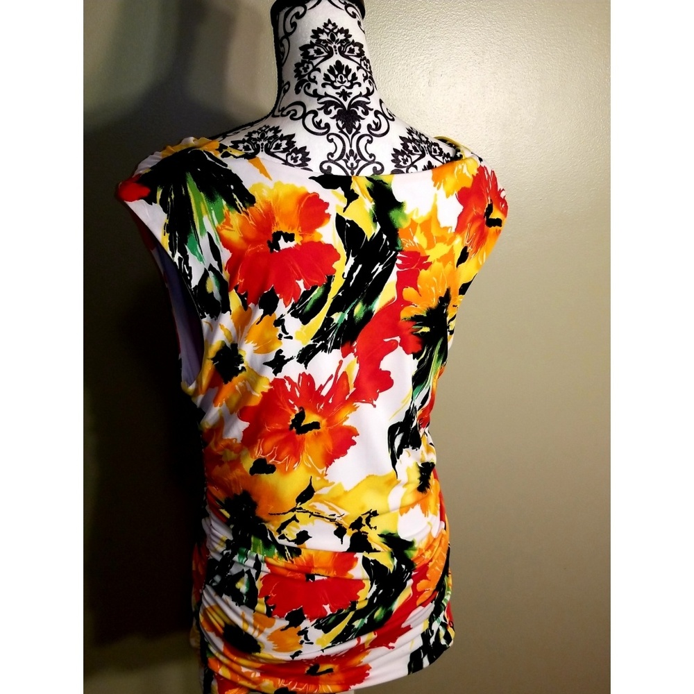 Sleeveless Cowl Neck Top - Picture 2 of 3
